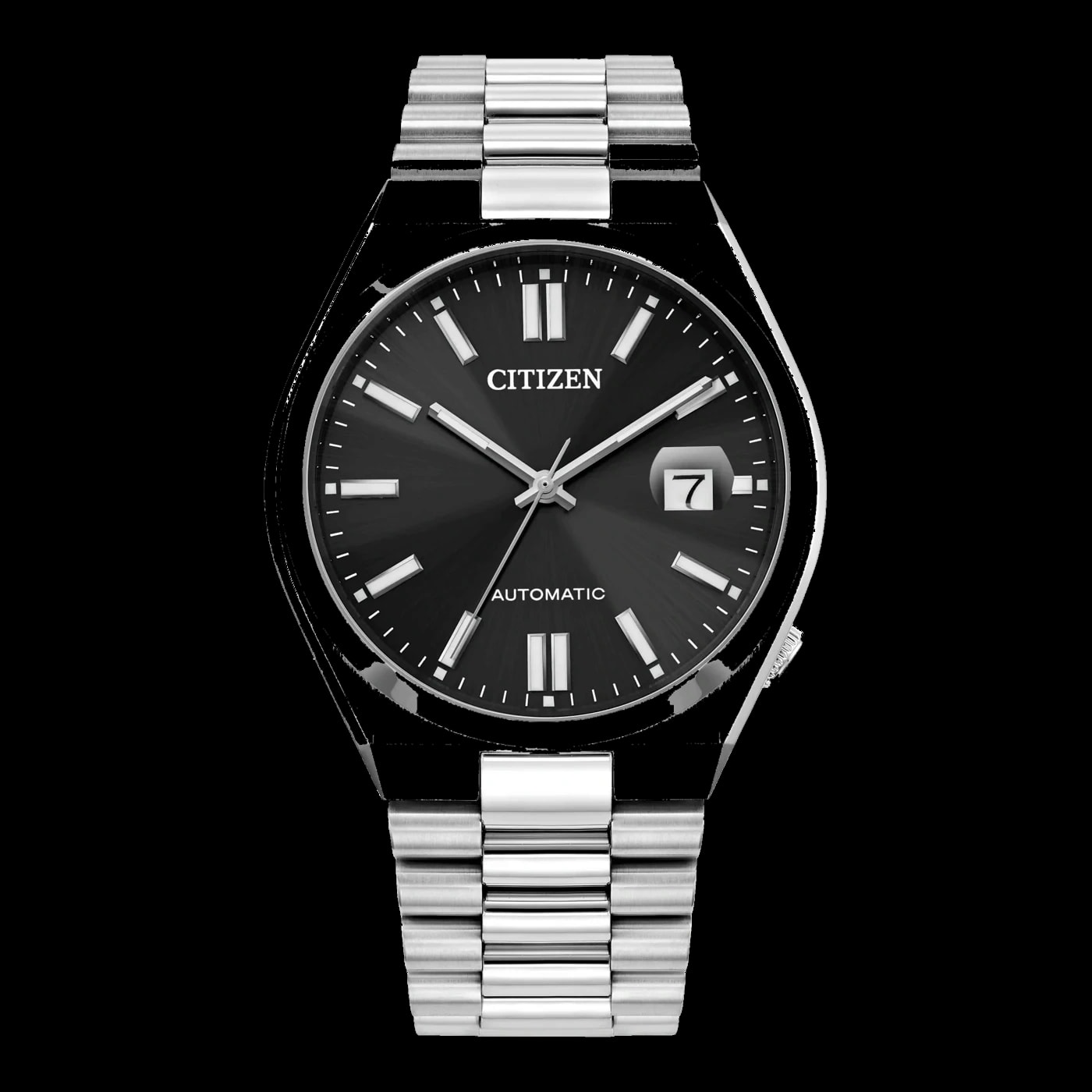 Citizen Tsuyosa NJ0150 NJ0150-56E black dial front view